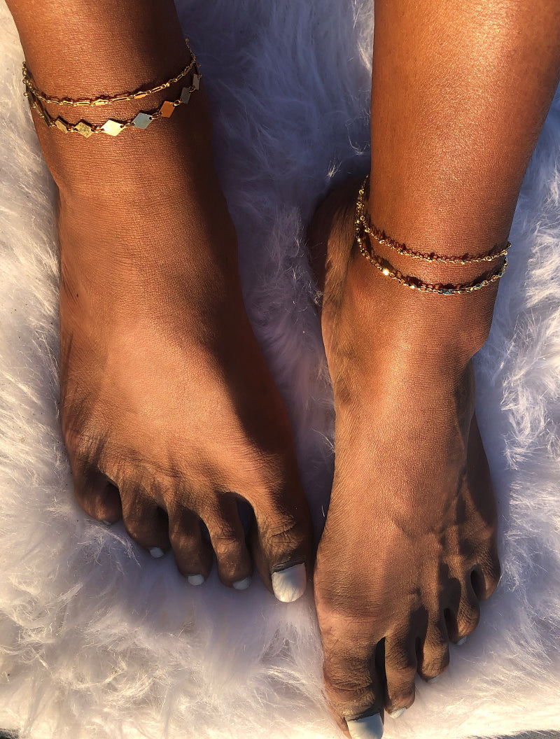 Triangle Bar Anklet