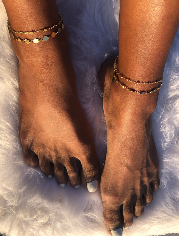 Triangle Bar Anklet